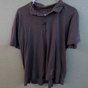 medium brown margaritaville polo t shirt